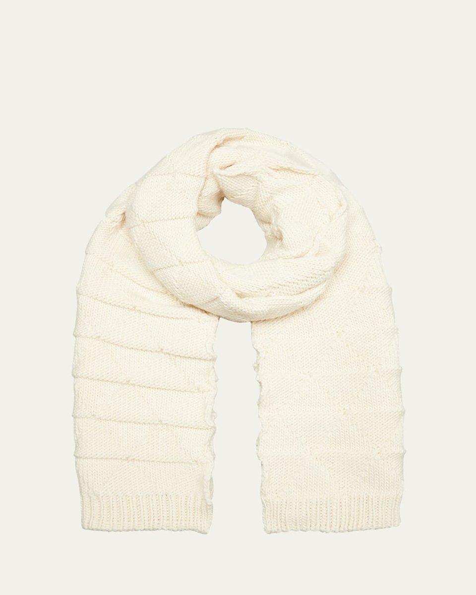 Single Crochet Knit Wool Scarf